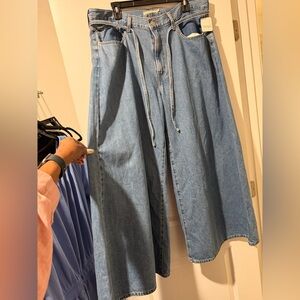 Free People Light Blue Levi’s XXL Baggy Denim Jeans 🔥 NWT Size 33